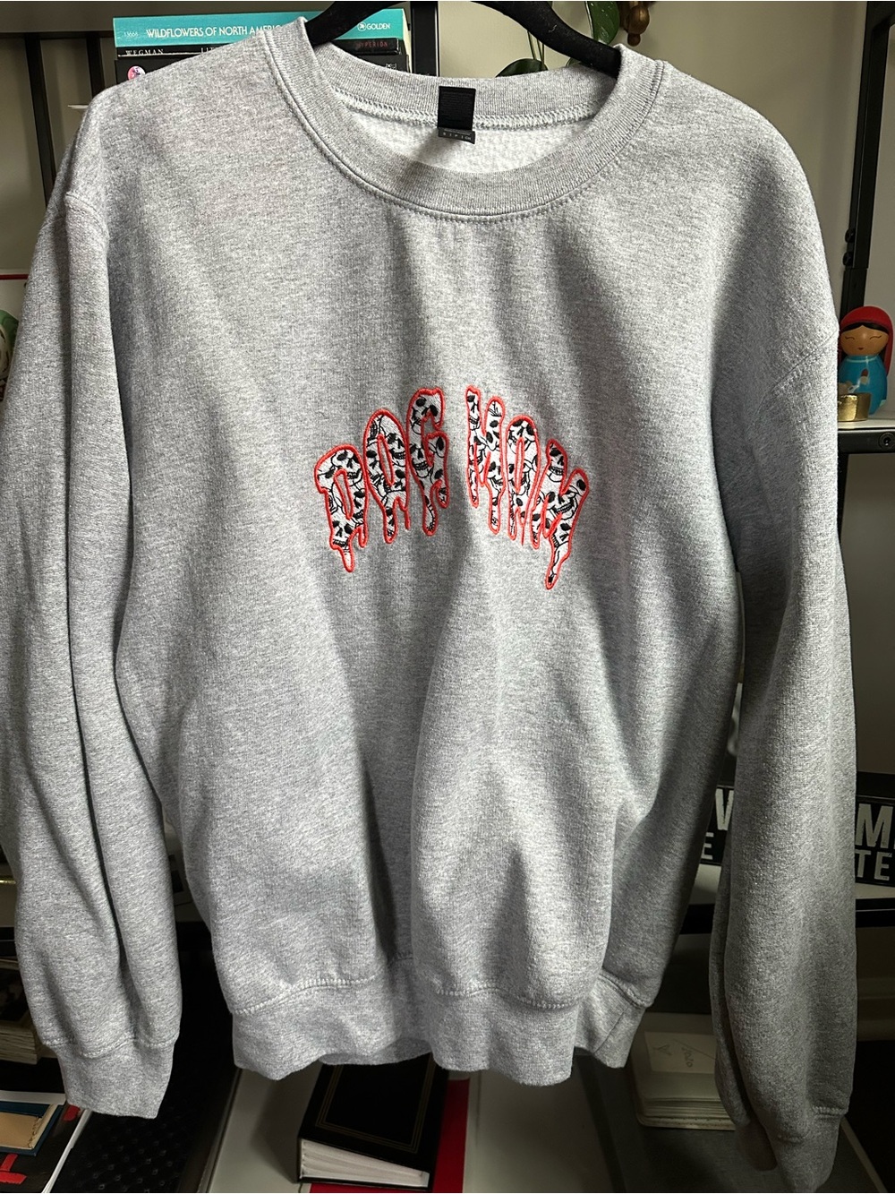 It’s a Dog’s Vida Dog Mom Embroidered Spooky Season Sweatshirt